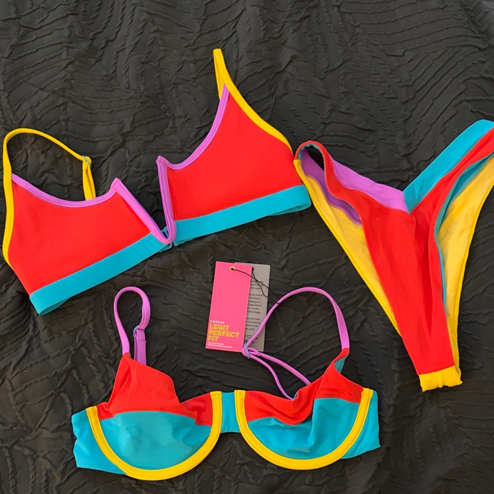 Colorful Women's Bikini Set